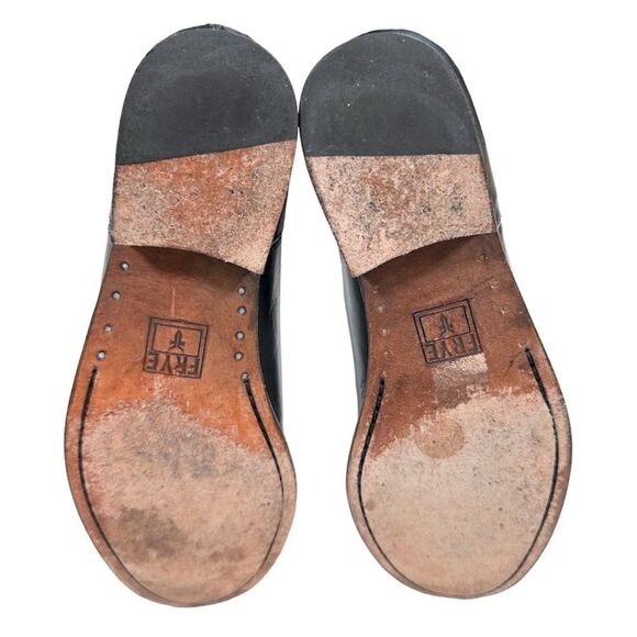 Frye Melissa Button Leather Riding Slip On Mid Calf Boots 77167 Women’s Size 6 - Picture 11 of 16